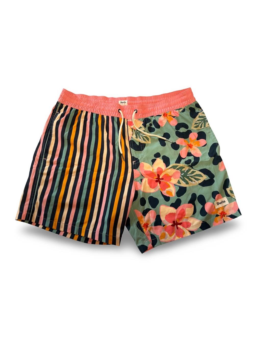 Duvin Floral Split Swim Shorts